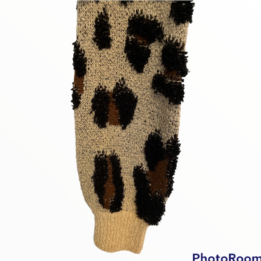Bardot Slouch Knit Leopard Sweater - Picture 8 of 9
